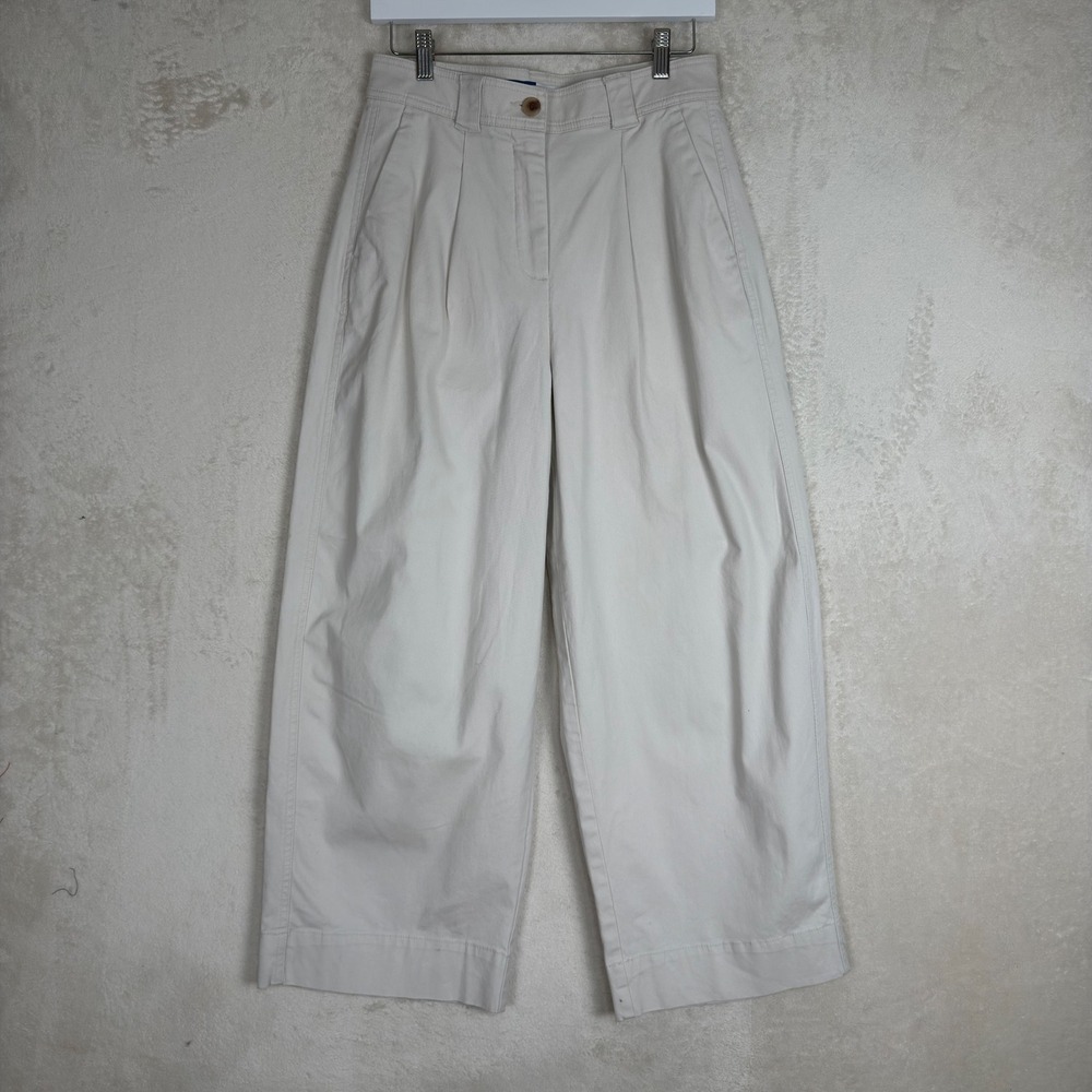 Old Navy Extra High-Rise Wide-Leg Pants Silver Grey Pleated 6P Minimalist Lux